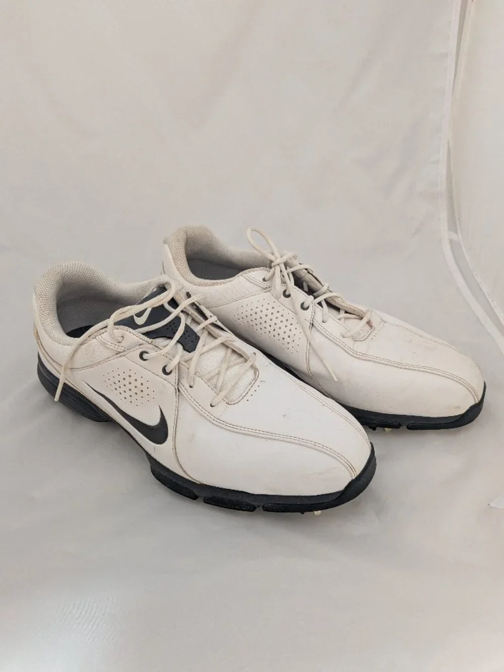 Nike Air Rival III Golf Shoes Cleats Spikes Men Sz  11 W White